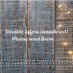 All tenable offers considered!